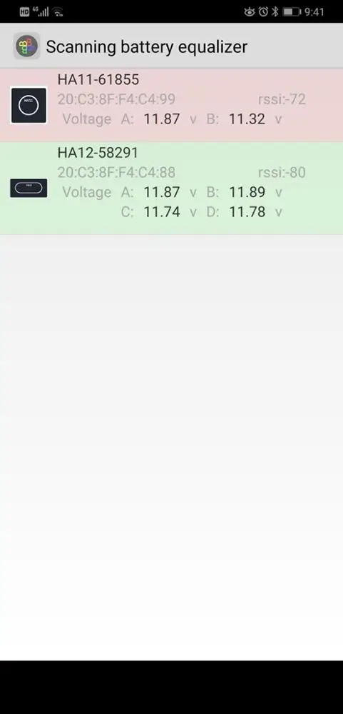 Active Blue tooth Battery Equalizer 12v lifepo4 lithium battery Voltage Display Mobile Phone APP