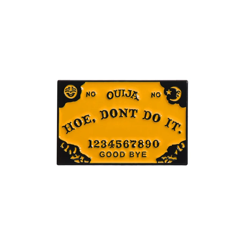Vintage Ouija Board Brooch Halloween Magic Gothic Backpack Badge Costume Accessories Gift Jewelry