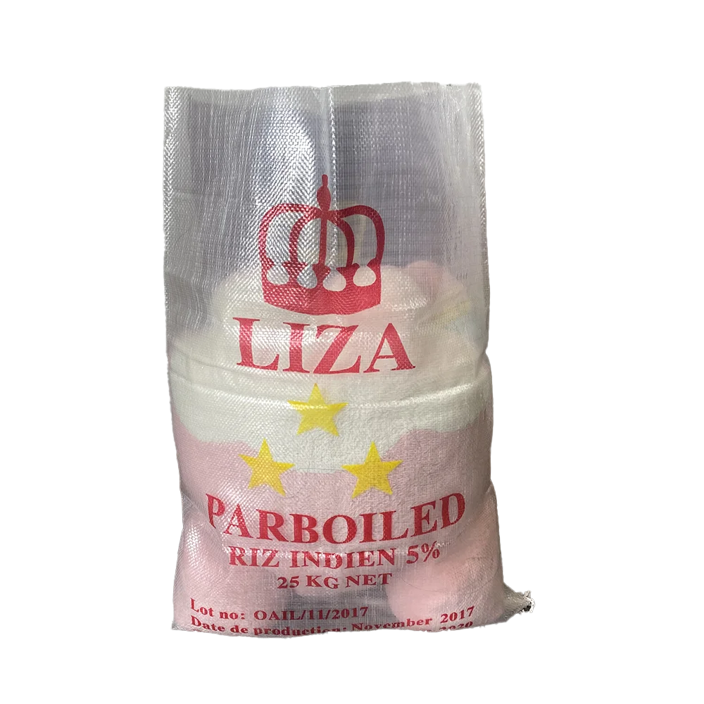 Export to Peru High Strength laminated pp woven bag 25kg 50kg waterproof polypropylene bag flour rice seeds salt woven sack