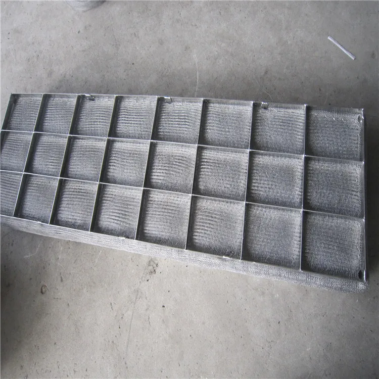 High filtering and separating efficiency standard knit wire demister pad/mesh pad demister