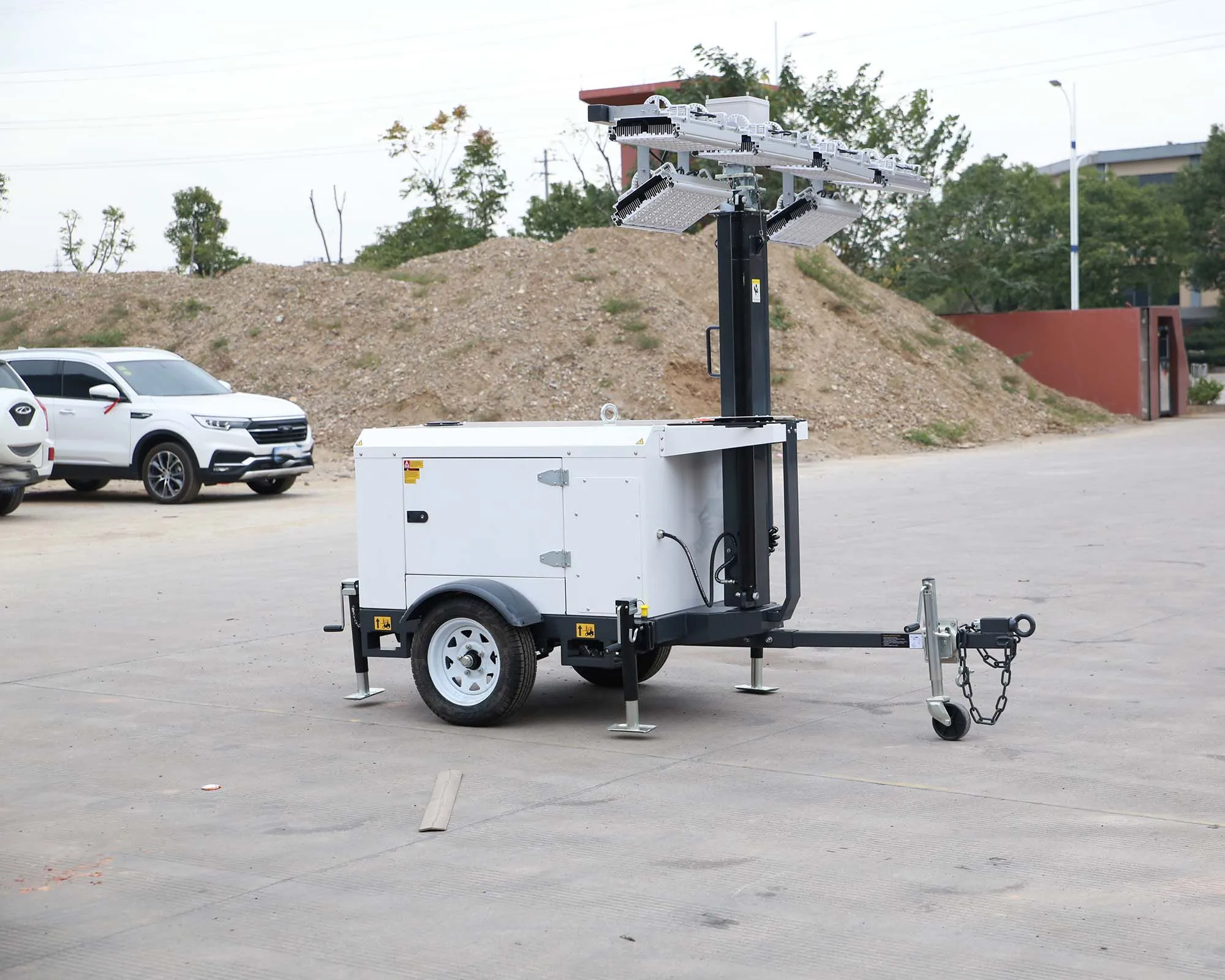 vehicle-mounted street lighting fixture diesel light tower