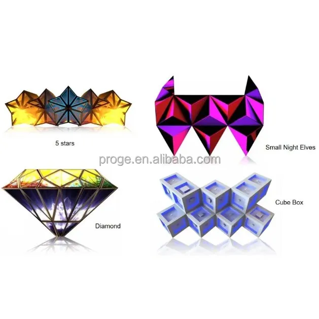 China Factory Customized Creative Video Screen Irregular Tree/trumpet Led Panel DJ Led Display Custom Shape Led Screen