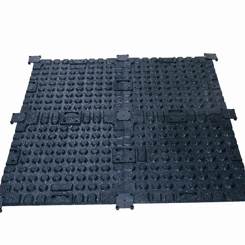 Heavy duty anti skid shockproof wear-resistant anti electric rubber floor mat protective flooring for gym