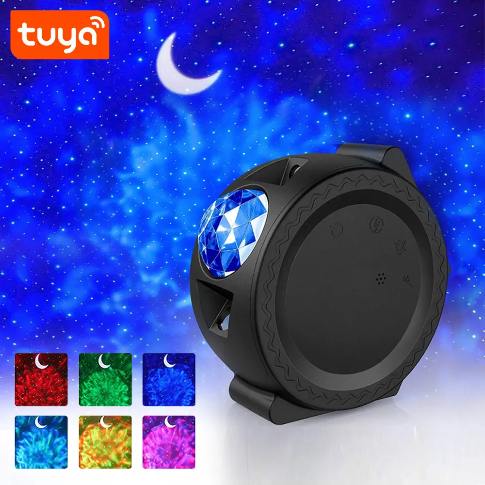 High Quality 3-in-1 Sky+Moon+Star Music Wifi Light Star Projector Work with Alexa/Google Assistance PST-SC511