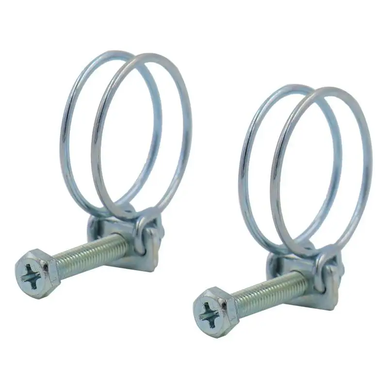 Galvanized Double SET Wire  Connection Hose Clamps with PVC BOX