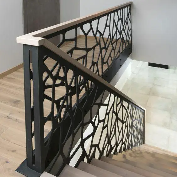 DB Hot Sale Villa Traditional Iron Wrought Railing Steel Panel  Used in Stairs or Balcony for Australia