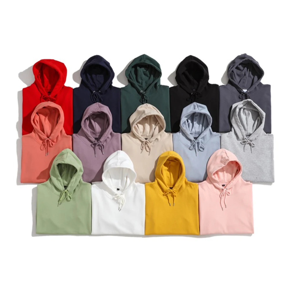 High quality 100% cotton  trending customised graphic 340 gsm pull over cheapest hoodie sweatshirts men hoodies WY37-2