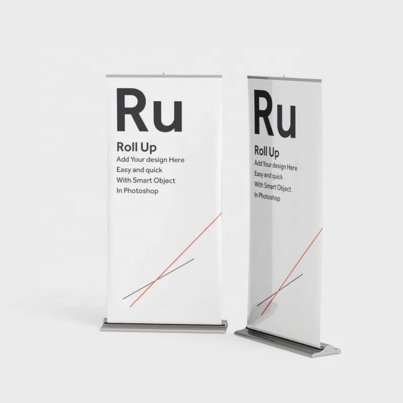 Portable roll up banner Customize Logo Advertising Promotion  display pull up banner stands display
