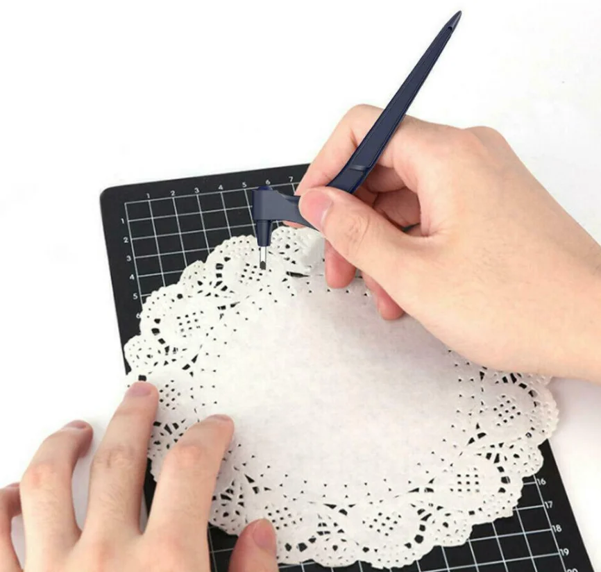 
Craft Cutting Tools, Craft Knives with 360-degree Rotating Blade, Art Cutting Tool for Craft, Hobby, Scrapbooking, Stencil 