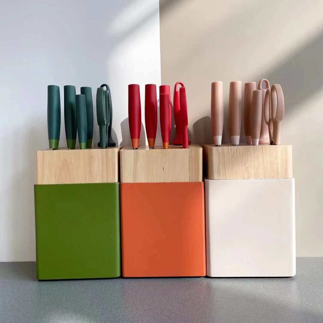 Wholesale 7-Piece Kitchen Knife Set Kitchen Supplies Stainless Steel Vegetable Cutting Set Kitchenware