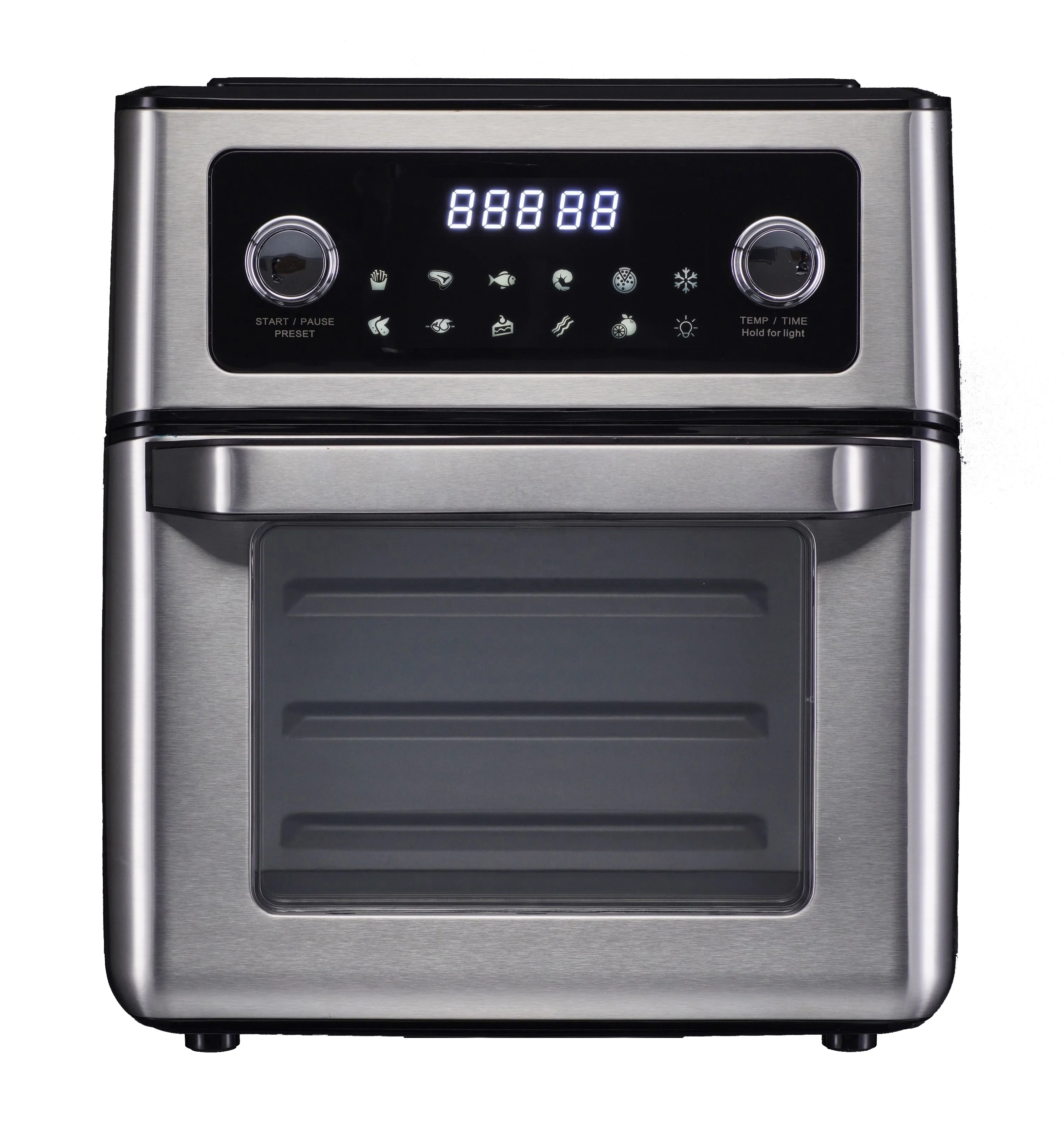 stainless steel combo Air Fryer Oven 110v for usa industrial oil free deep fryer buy air fryer basket for oven with steel tray