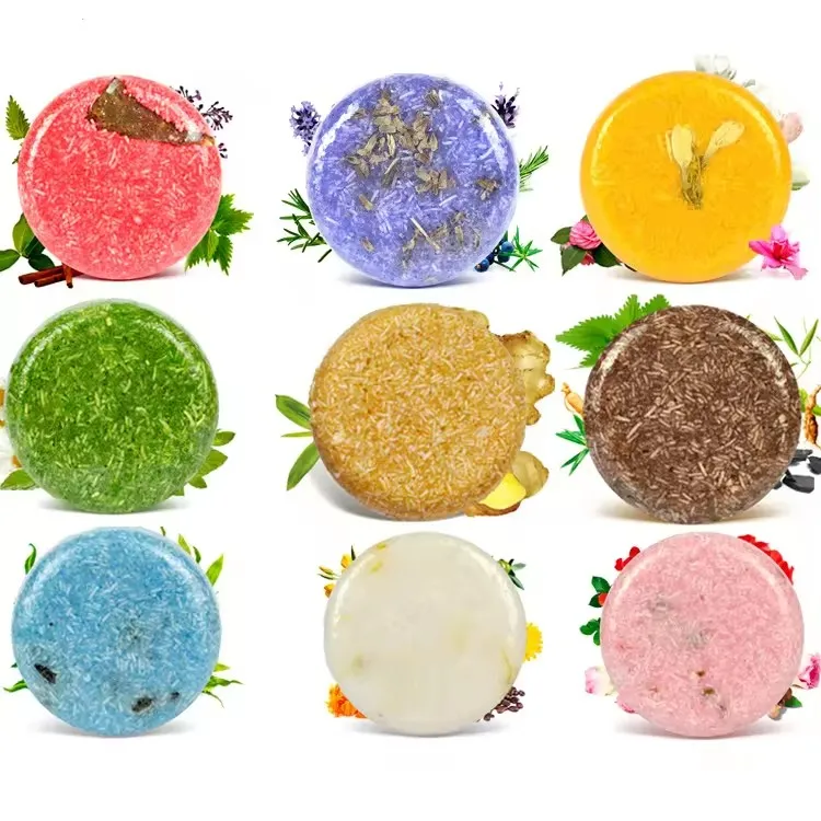 2025 Wholesales OEM Solid Shampoo Cold Processed Natural Pure Plant Hair Care Oil Control Shampoo Bar