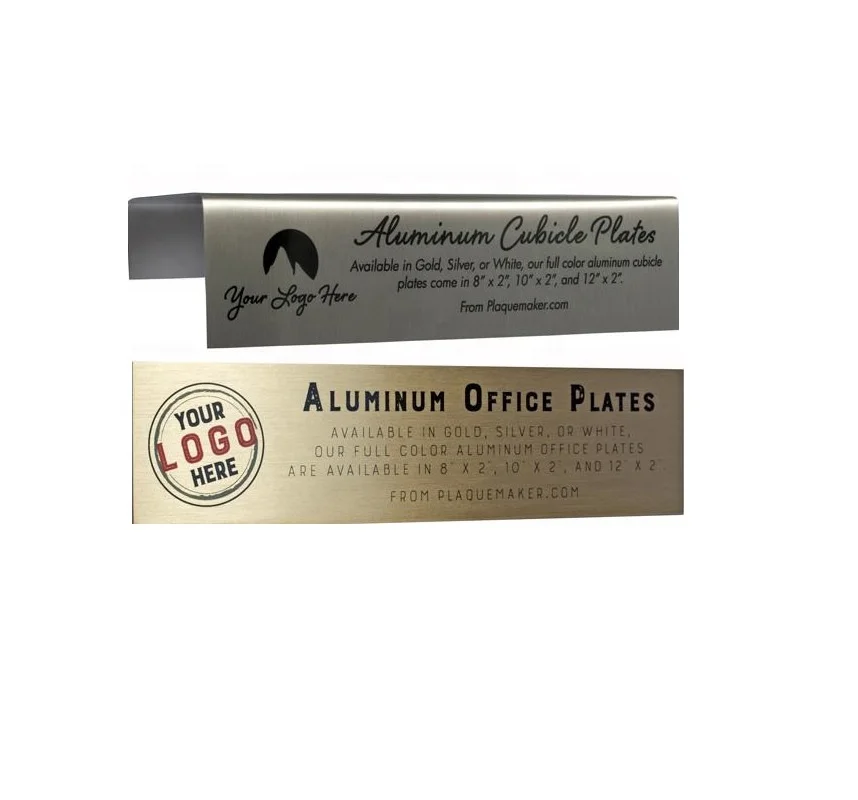 Custom wholesale Logo Etching OEM Customized Stainless Steel Aluminium Metal Nameplate