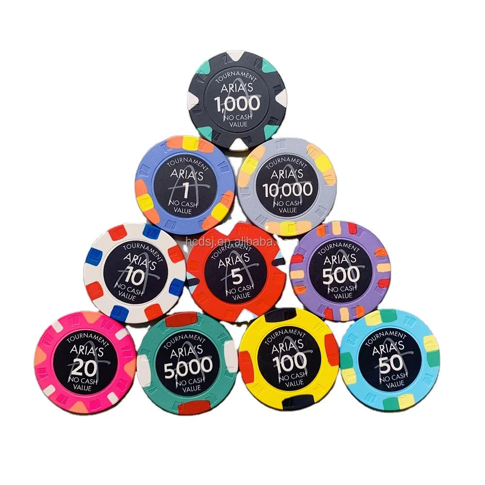 Ceramic Custom Printed Logo Cheap Poker Chips Wholesale Mold Item Bulk Style Time Packing Package Security Material Origin Clay