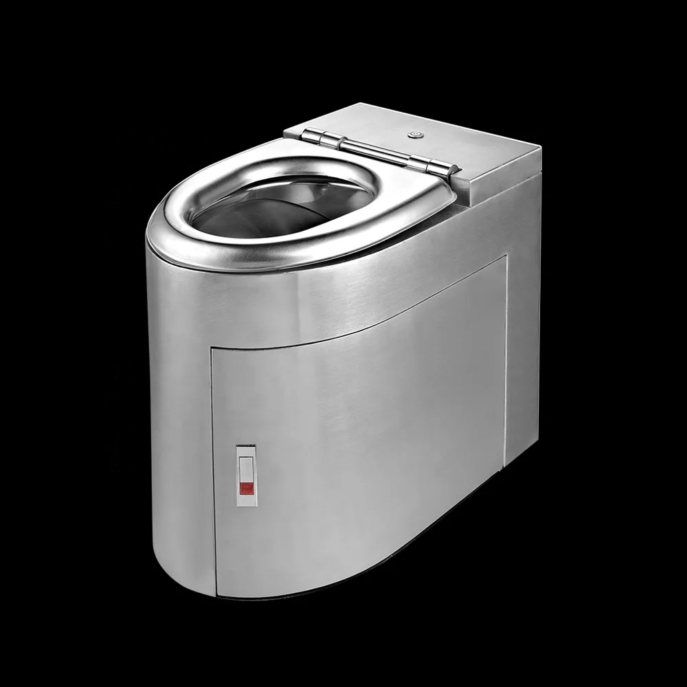 Environmental Stainless Steel Vacuum Toilet Portable Composting Toilet For Boat And Train