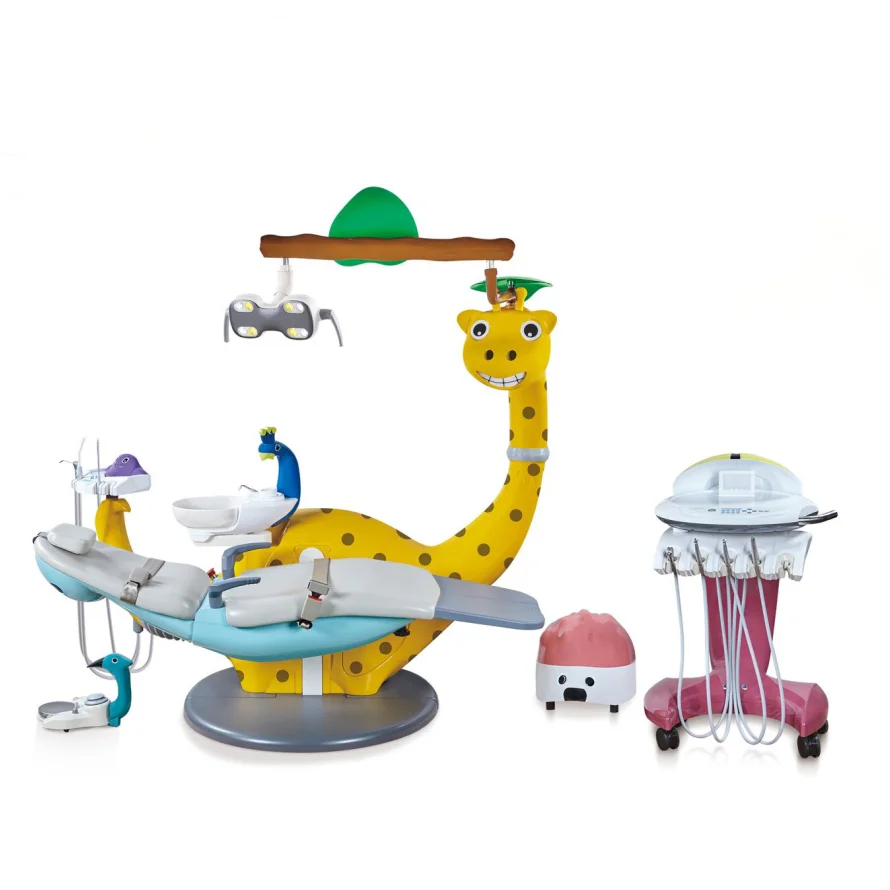 Cute Animals Children Pediatric Dental Chair Unit Cartoon Dental Equipment