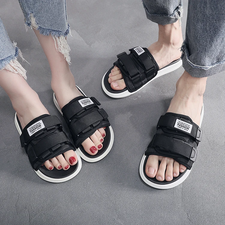 Hot sale wholesale price new fashion soft sole slides men sport slippers