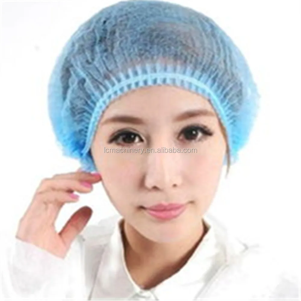 
Good quality non woven bath hat machine 