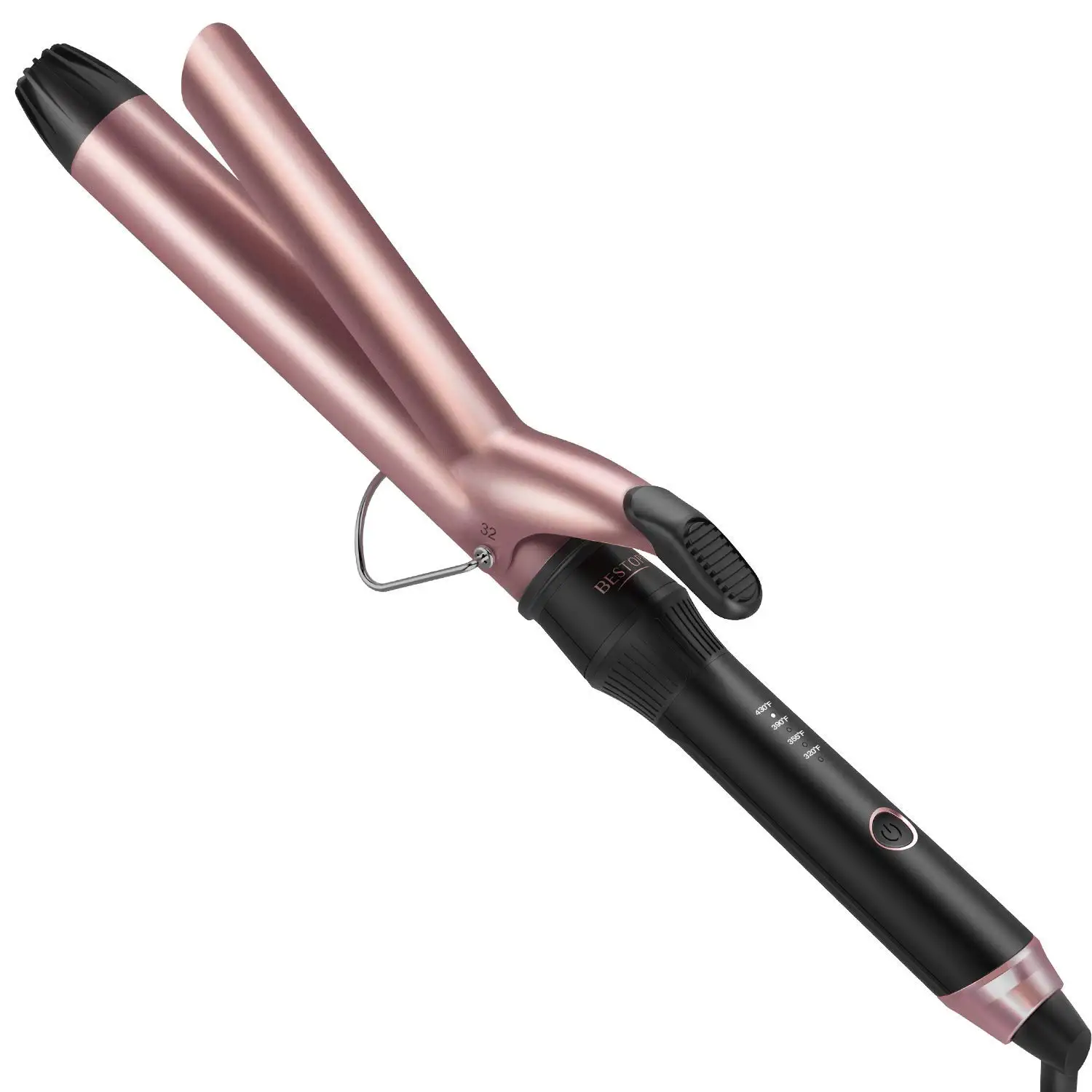 BESTOPE 1.25 Inches Curling Iron Wand Tourmaline Ceramic Coating New  Hair Curler Wand Tip