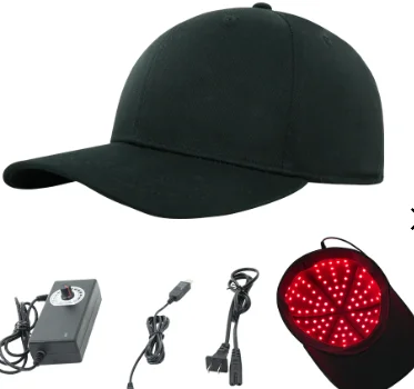 Led Therapy Hat Cap Red Light Therapy Hat Home Use Machine Red Infrared Light Cap Physical Heating Hat