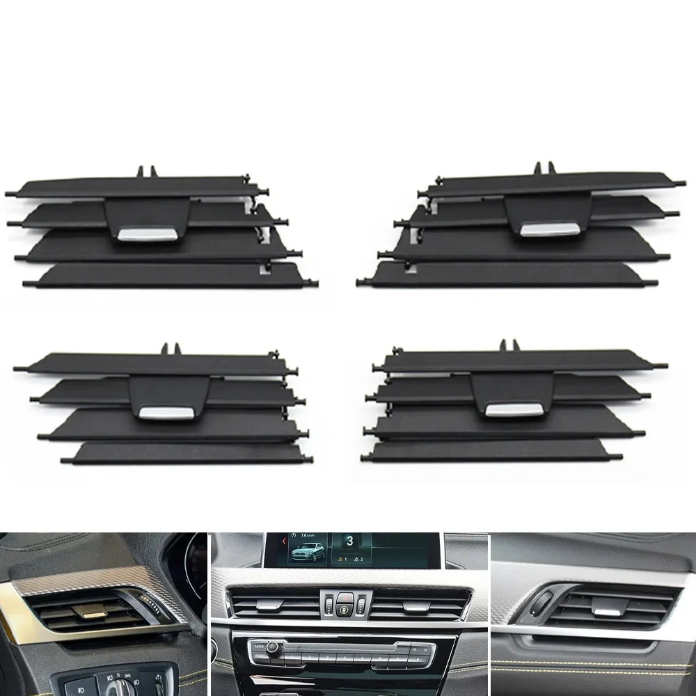 Car Front Dashboard Air Conditioning Middle Left Right AC Vent Grille Repair Kit For BMW X1 X2 2 Series F48 F49 F39 F45 F46