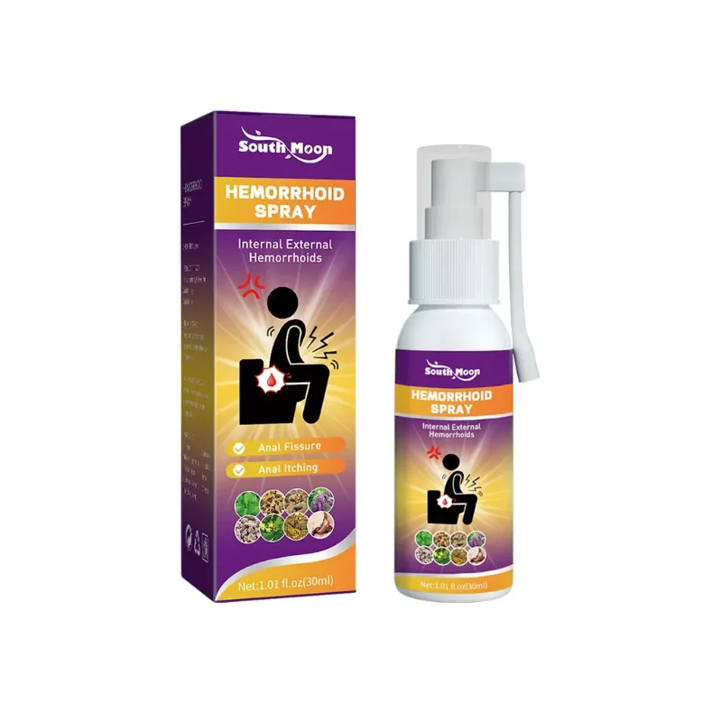 Unisex Universal hemorrhoid spray antibacterial pain relief internal and external anal itchiness spray