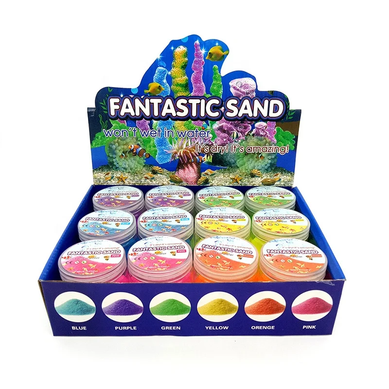 Magic Sand Set Magic Sand for Kids Sand Magic Space Hydrophobic Sands Play Sands Colored Sands Toys for Children and Adults