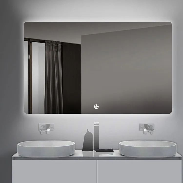 ETL CE SAA Bathroom LED Touch Screen Mirror light Multi-fuction Defog Illuminated Dimming Vanity Smart Mirror