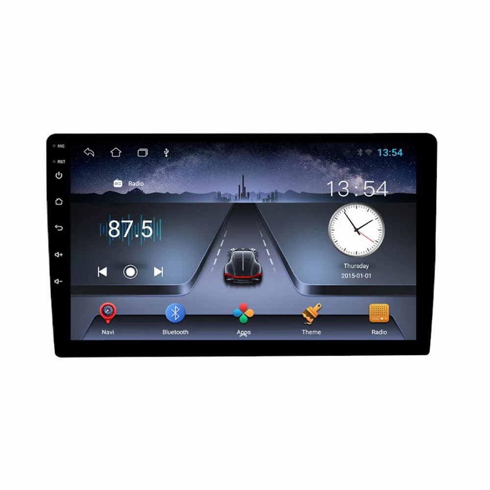 7-дюймовый Android сенсорный экран автомобильный аудио DVD MP5 с GPS Bluetooth портативный OLED радиоприемник усилителем