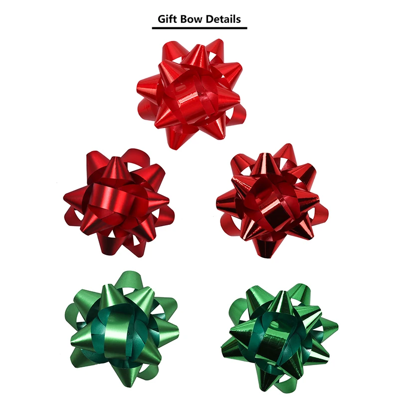 
Made in Vietnam Christmas Gift Packaging Pp Ribbon Gift Bow for Christmas Party Decoration 