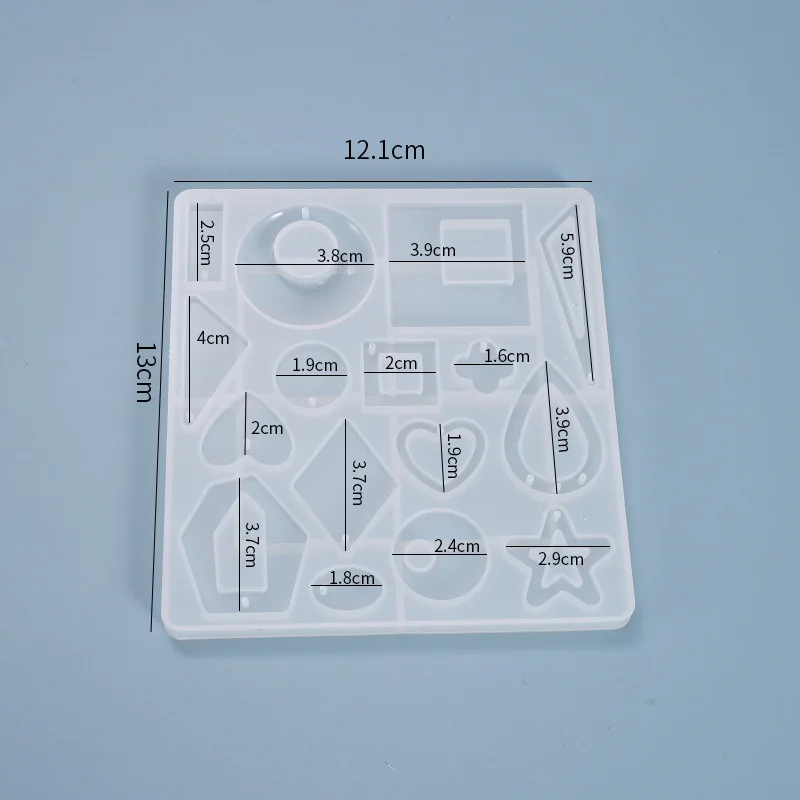 Handmade Style Earring Epoxy Resin Molds Tools Set Fashion Jewelry Silicone Molds for DIY Earring Pendant Craft