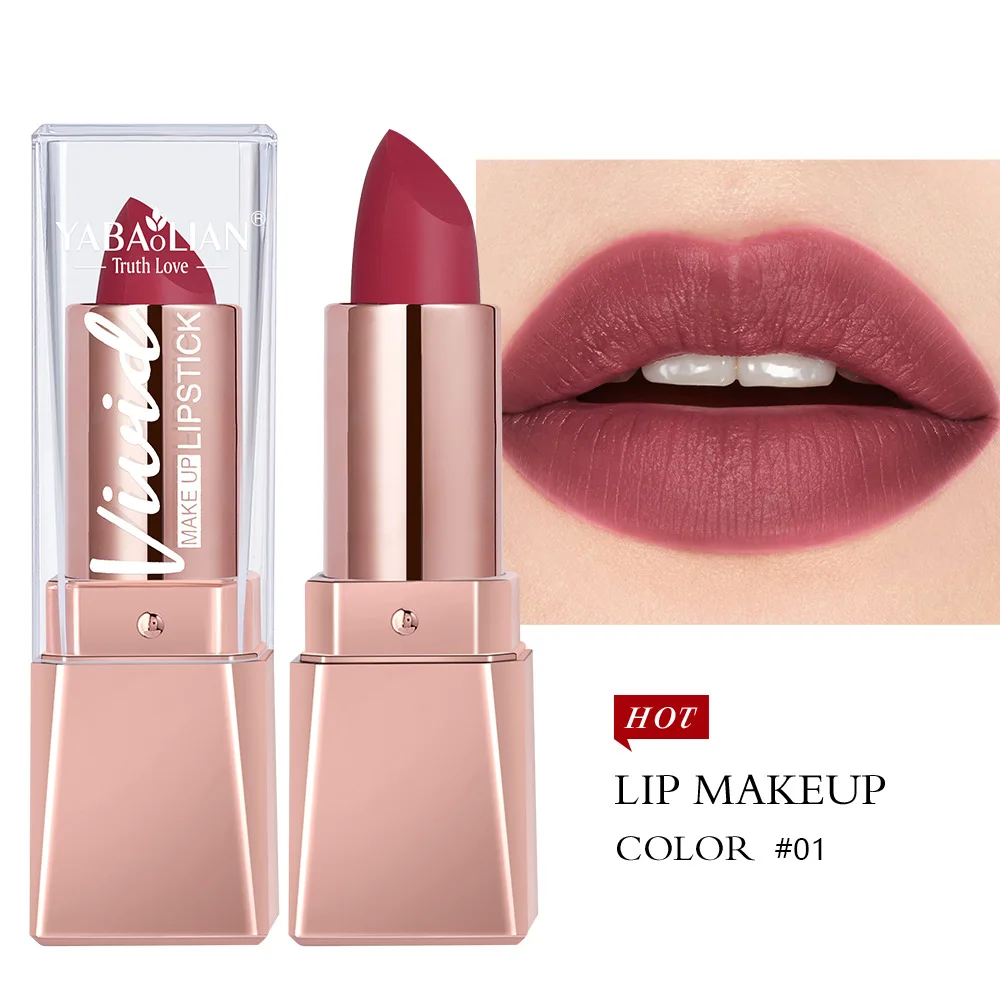 Lipstick Velvet Matte Moisturizing Lipstick Durable Brick Red Moisturizing Lipstick
