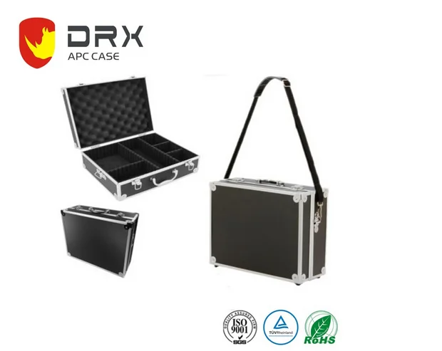 APC008 China Manufacturer Size Customization Hard Aluminum Combination Lock Tool Case Briefcase Aluminum Carrying Case