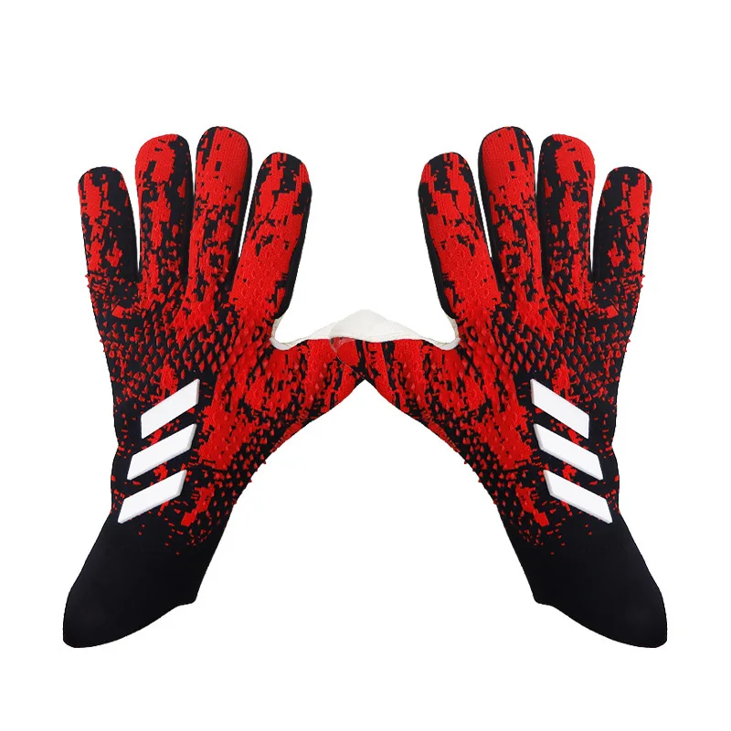 Adult Men Football Professional Goalkeeper Gloves High Quality Sporting Goods Door Gloves with Latex Finger Guards New Design
