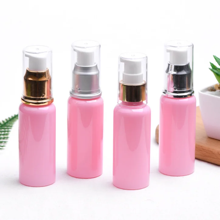 2020 popular pink lotion pump bottles pet bottles manufacturers luxury lotion pump bottle 50ml