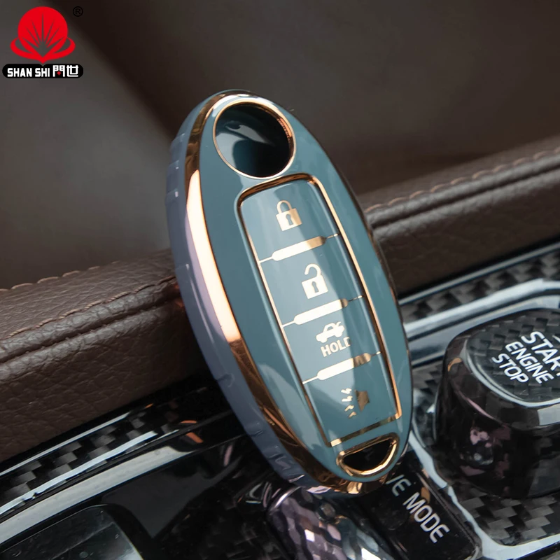 Soft And Waterproof Protective Case Smart Key 4 buttons TPU Key cover For Nissan Sunny/Sylphy/Murano