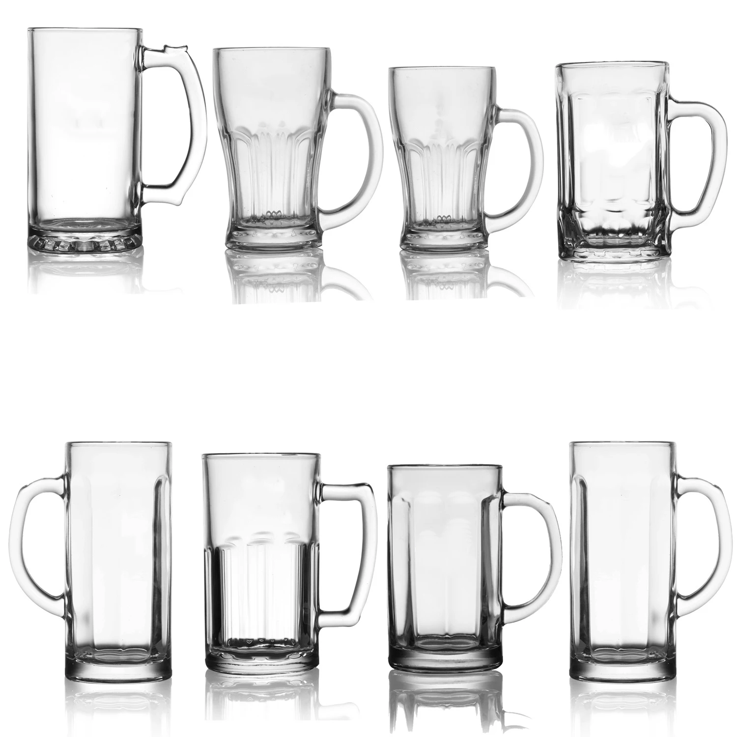 Low price stocked glass beer mug clear glass beer bottles 12 oz beer water glasses