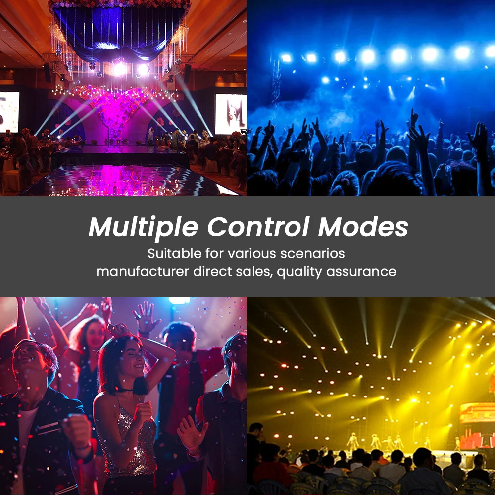 14pcs*6W RGBW LED Light Par Light DMX 512 Sound Activated For Stage Disco DJ KTV Wedding Lamp