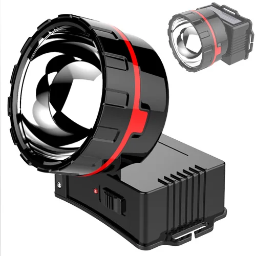 JIAGE hotselling LED rechargeable  headlamp with solar panel