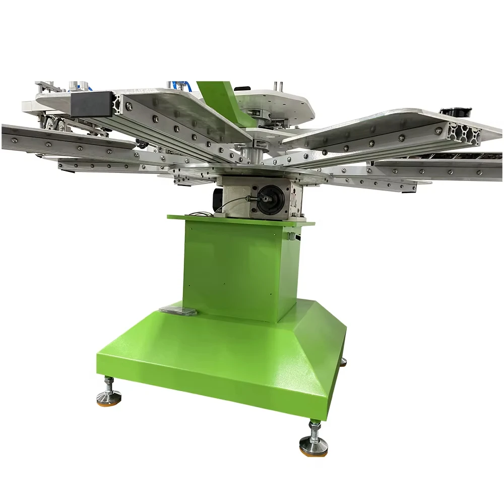 NM-1080 Ruida Small Size Automaticscreen printing emulsion coating silk screen printing machine 1 color 8 stations