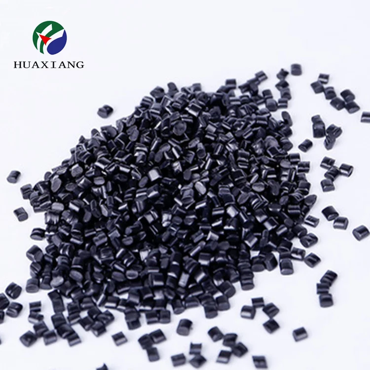 LDPE/ HDPE/ PP переработанные красители Черные Гранулы маточной пеллетки для