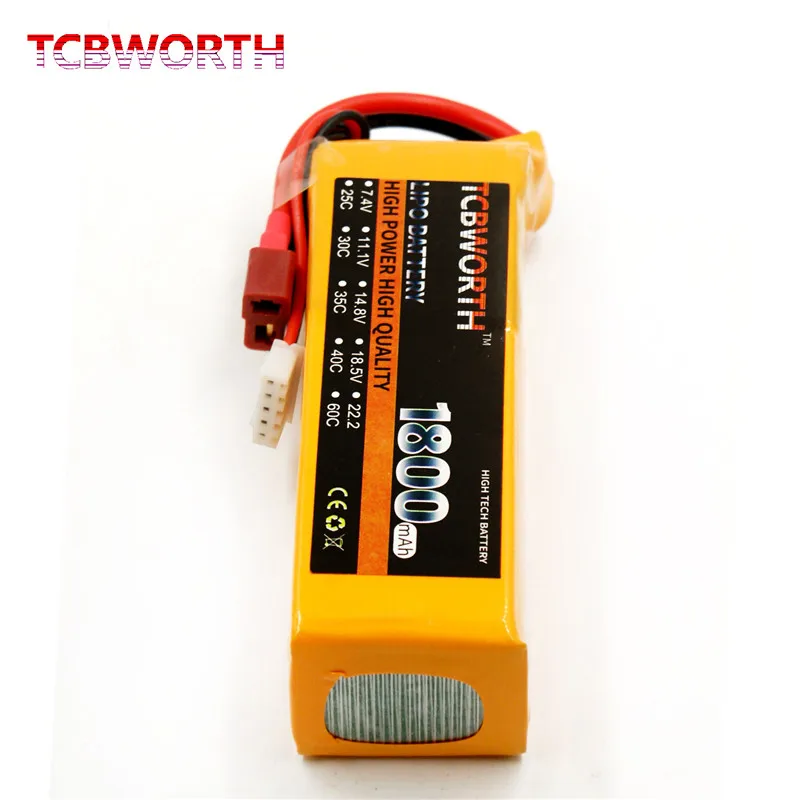120c литий-полимерный аккумулятор 18 5 v 1000 мА/ч 1800 5200 5s Lipo для Дрон RC самолет игрушки