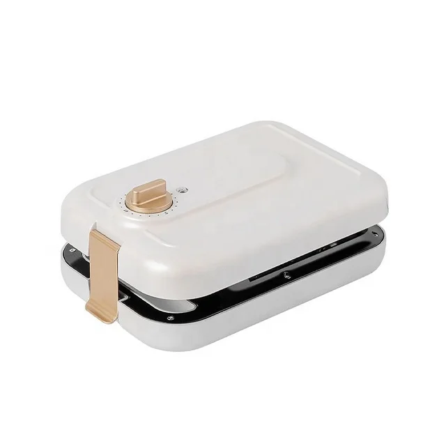3in1 Detachable Grill breakfast panini Non-stick white sandwich maker