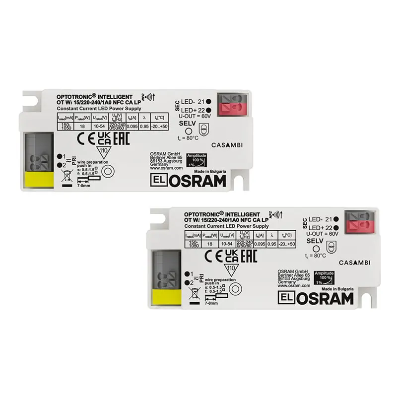 Osrams Drive OT FIT CS Compact Constant Current Fixed Output 20W 30W 40W 75W