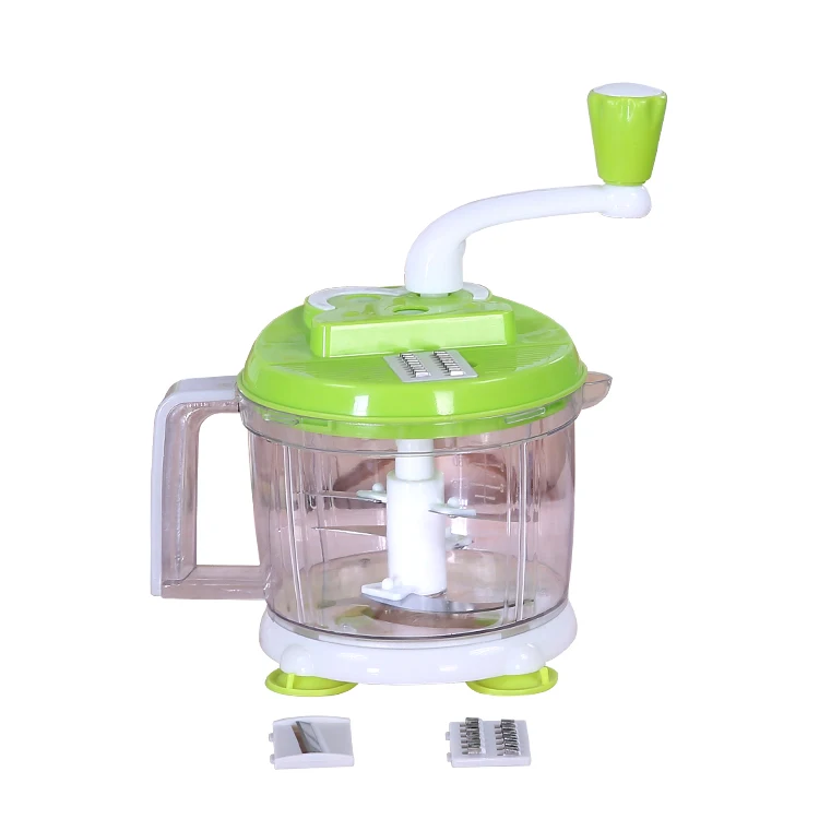 free sample 8CUP multifunction cordless food chopper veggichop hand-powered food chopper with handle