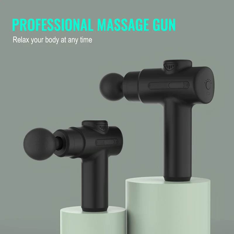 Mini Electric Percussion Vibration Full Body Massager Deep Tissue Fascia OEM Muscle Massage Gun