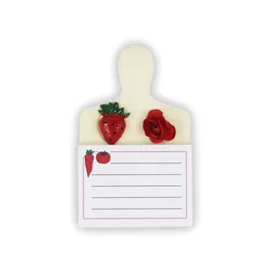 Горячая Распродажа, оптовая продажа, OEM бумажный 3D магнит на холодильник, магнитный блокнот на заказ для холодильника