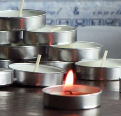 Wholesale Roll edge Sliver color 37.5x10mm 37.5*12CM Tealight Candle Aluminum cup shell for candle making