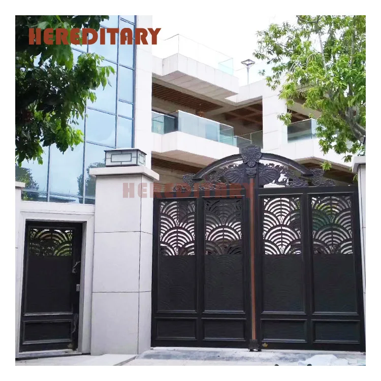 Indian house main gate systems designs with swing motor