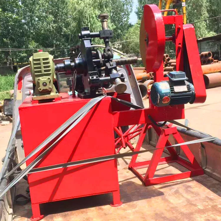 7.5kw Power Prestressed Post-tension Galvanized Steel Strip Metal Corrugated Pipe Spiral Duct Making Machine For Bridge